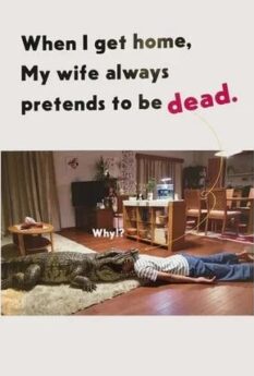 When I Get Home My Wife Always Pretends to Be Dead                                2018